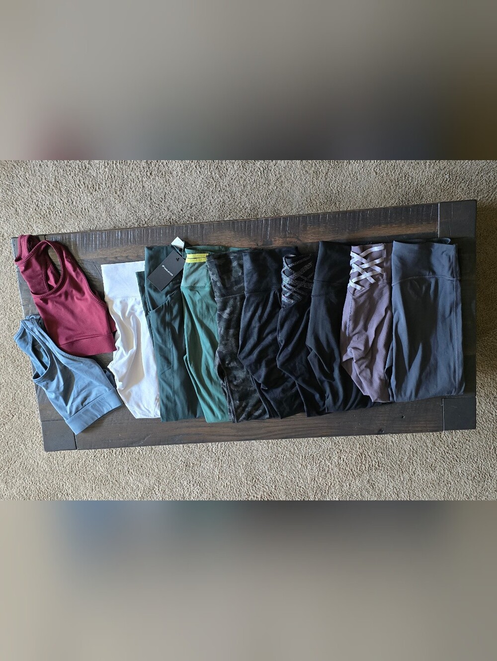Fabletics- Huge Bundle Of 11 Items: 2 Razerback Sportsbras & 9 Pairs Of Leggings